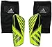 adidas Performance Ghost Pro Shin Guards, Solar Yellow/Black/Iron Metallic Grey, Medium