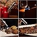 Sanmalfi Culinary Butane Torch and Measuring Spoons, Butane Blow Torch and Graduated Tools for Creme Brulee, BBQ and Baking