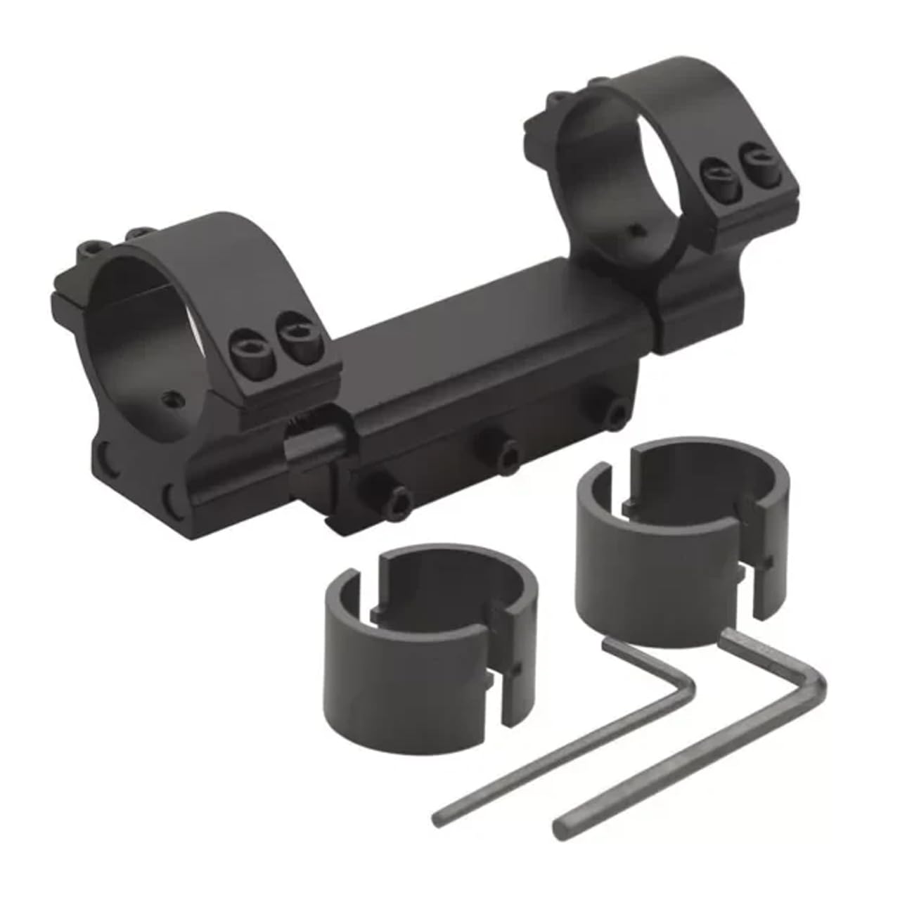 Photo 1 of Gotical 11mm 3/8" Dovetail Zero Recoil Scope Mount 1 inch 30mm Dia Scope Ring with Stopping Pin High Profile Recoil Compensation