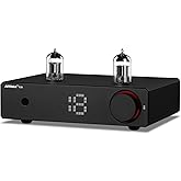 AIYIMA T20 Fully Balanced ECC83 Tube Preamplifier for Home Audio,XLR/RCA | 12V Trigger,&amp; Swappable Op-Amp LME49720 &amp;OPA1612,Digital Display,Remote,HiFi Preamp for 2/2.1 Theater Setup &amp; D20 A20 series