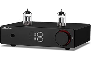 AIYIMA T20 Fully Balanced Tube Preamp - ECC83 Tube Design, Swappable Op-Amps & Tubes, XLR/RCA Inputs/Outputs, Pre-Amp for 2 Channel Stereo Hi-Fi Home Audio Theater Setup