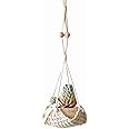 FlbeFlber Macrame Plant Hanger Handmade Cotton Rope Wall Hangings Home Décorr Macrame Plant Hanger Handmade Cotton Rope Wall