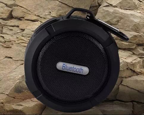 waterproof Bluetooth Speaker Shower, portable Wireless Bluetooth With Mic Suction Cup, for bathroom Hands-Free Speakerphone beach Bluetooth speaker