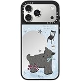 CASETiFY Mirror iPhone 17 Pro Max Case [Reflective/Compatible with Magsafe / 4.9 ft. 1X Military Grade Drop Protection] - Coffee - Silver On Black