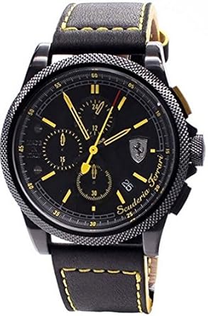 Scuderia Chronograph Black Dial Mens Watch - 0830274