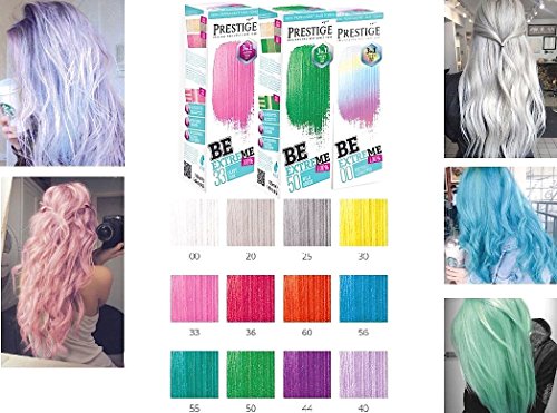 Be Extreme Semi Permanent Hair Toner Color Power Lilac 44 No