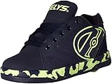 Heelys Boys' Twister x2 Sneaker, Grey/Black/Orange, 4 M US Little Kid
