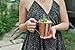 Sertodo Copper Moscow Mule Mugs | Set of 4, 18 oz Capacity | Stainless Steel Handles |100% Pure Copper, Heavy Gauge, Hand Hammered