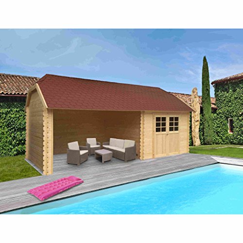 SOLID SUPERIA York Abri de Jardin Bois, 298x298x309 cm