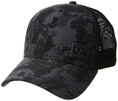 Under Armour Men's Blitzing Trucker 3.0 Cap, BLACK/STEALTH GRAY, OSFA