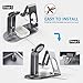 OLEBR Charging stand Aluminum 4 in 1 Compatible for iWatch Series 5/4/3/2/1, AirPods and iPhone 11/ iPhone 11 Pro/iPhone 11 Pro Max/Xs/X Max/XR/X/8/8Plus/7/7 Plus /6S /6S Plus/iPad -Space Grey OB04