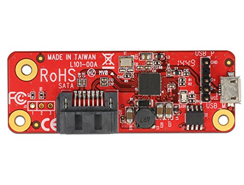 Ableconn PIUSB2SAT USB to SATA Converter Stackable Expansion Board for Raspberry Pi