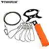 1set-5meter-16inch-Fishing-Stringer-Fish-Lock-5-Snap-Stainless-Steel-Ropes-Float