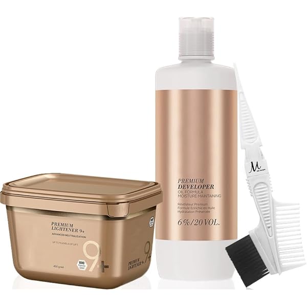 Amazon.com: BlondeMe Lightener 9+ Premium Bleach 800 grams, Blonde