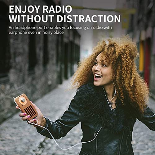 Greadio AM/FM Battery Operated Transistor Portable Radio with Best