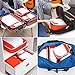 Gonex Compression Packing Cubes Mesh Organizers L+M+S+XS+Slim+Laundry Bag Tangerine