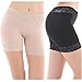Yulee Women's Sexy Lace Thin Stretch Short Leggings 2 Pack Boxer Briefs