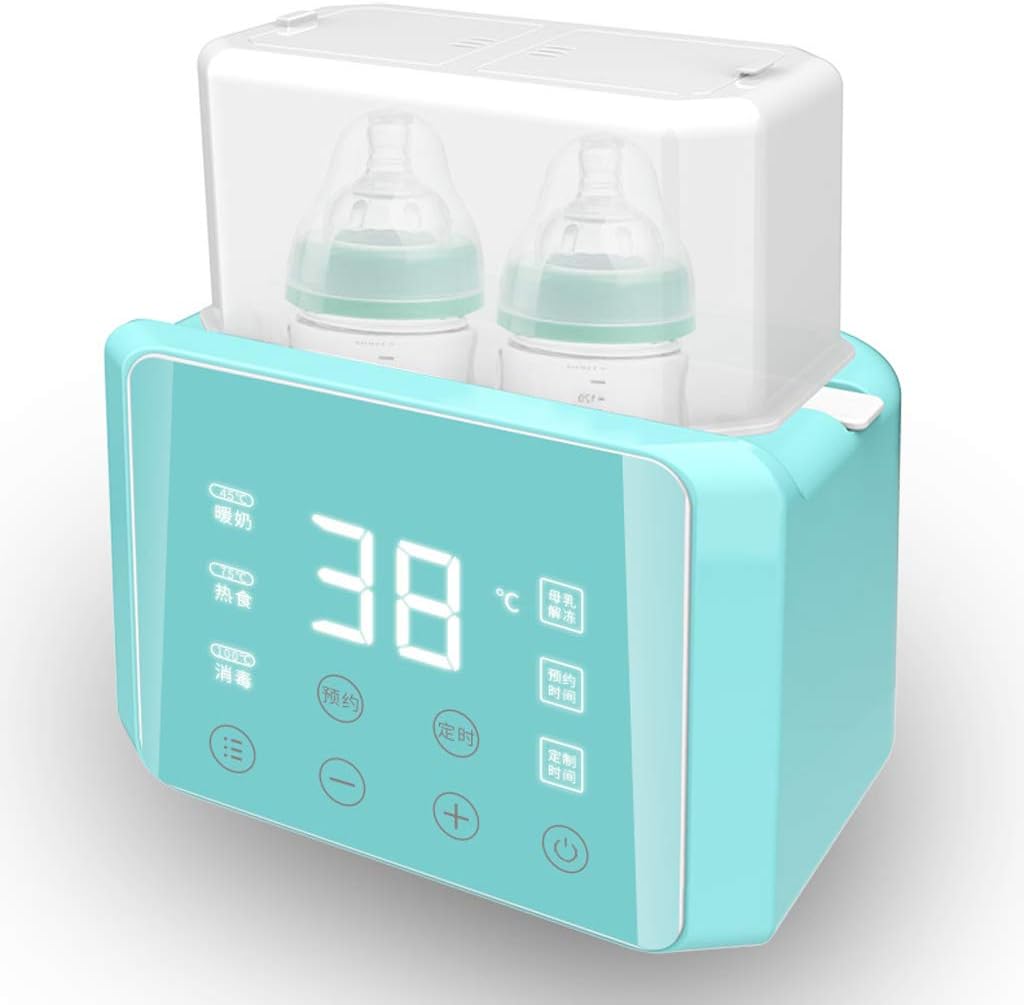 UV Sterilizer, Warm Milk Baby Bottle Sterilizer 2-in-1 Heat Device Constant Temperature Intelligent Insulation 24-Hour Reservation