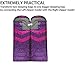 Gold Armour Sleeping Bags for Adults Kids Boys Girls Backpacking Hiking Camping, Cold Warm Weather 4 Seasons, Indoor Outdoor Use, Lightweight & Waterproof, Left Zipper (Purple & Fuchsia)