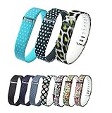 Greeninsync New Laser Colors Replacement Bands for Fitbit FLEX (Large / Small Optional)