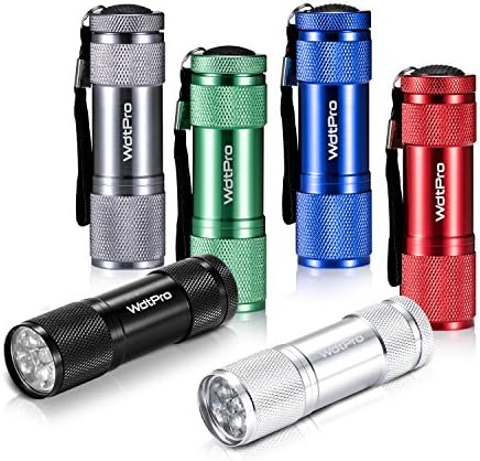 LED Mini Flashlights, WdtPro Tremendous Shiny Flashlight with Lanyard, Assorted Colours – Greatest Tac Torch Mild for Youngsters, Night time Studying, Energy Outages, Tenting(6 Pack)