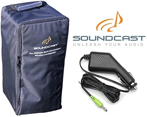 Soundcast Bundle with OutCast Jr Carrying Bag and iCast In-Car Power Adapter