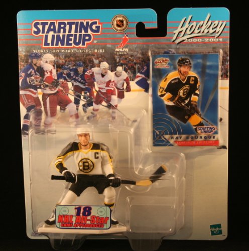RAY BOURQUE / BOSTON BRUINS 2000-2001 NHL Starting Lineup Action Figure & Exclusive Collector Trading Card