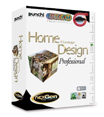 Punch! Home & Landscape Design Professional with NexGen Technology [Old Version]