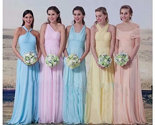 chiffon convertible bridesmaid dress