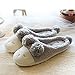Holidayli Women's Sheep Warm Plush Soft Sole Indoor Home Fuzzy Lamb Slippers