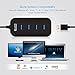 BC Master 4-Port USB 3.0 Data Hub with Led Indicator for PC - Black