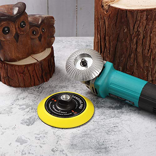 angle grinder wood sanding