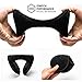 QXQY Earmuffs Unisex Classic Foldable Fleece Winter Outdoor Ear Warmer, Black