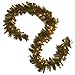 National Tree 9 Foot by 10 Inch Crestwood Spruce Garland with Red Berries, Cones, Snowflakes and 50 Soft White LED Lights (CW7-306-9A-B)