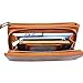 Jack&Chris Leather Clutch Wallets for Women Large Purse for Checkbook,Cash,Credit Cards,Cellphone, WBGT032 (Brown)