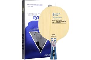 HOOWAN 729 Blue ALC Carbon Table Tennis Blade 5+2 Arylate-Carbon Fiber Ping Pong Blade