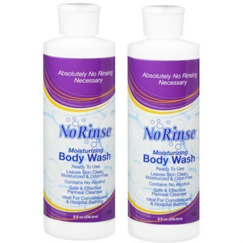 No Rinse Bathing Wipes, Microwaveable Hypoallergenic and