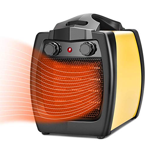 Portable Ceramic Heater Safe Space Heater, 1500W Electric Space