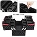 Yaheetech Profession Makeup Train Case - Travel Makeup Box Cosmetic Case Jewelry Organizer Box Portable Lockable Cosmetic Box Premium Beauty Cosmetic Storage Box with Adjustable Dividers
