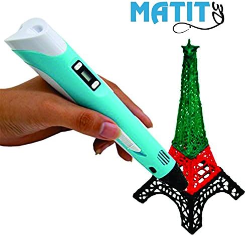 Matit 3D Pen, Professional Drawing Printing Pen for Kids &amp; Adults, 1.75mm PLA 3D Printing Pen, Doodler Drawing, Modern Arts &amp; Crafts Tool, with Filaments (blue)