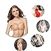 SNUG STAR Push Up Bra Self-Adhesive Silicone Backless Strapless Bras Invisible Bras for Wedding Bikini (Cup D (80C 85C 70D 75D 80D)) Nude
