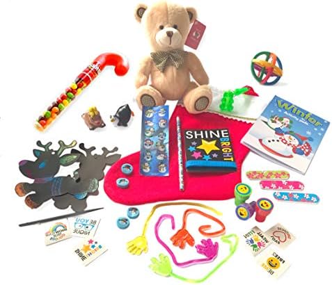 Best Prefilled Stuffed Christmas Stocking for Girls 5-10 Bundle Includes 32 Fun Items for Hours of Fun!