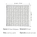 CHMINIG White Brick 3D Self-Adhesive Wall Panels Faux Foam Bricks Wallpaper for Living Room Bedroom Background Wall Decoration(20 Pack,White 115 sq feet)