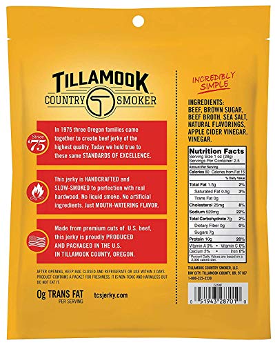 Tillamook Beef Jerky Best Seller 4 Pack (Old Fashioned, Teriyaki), 10 Oz - Thumbnail 5