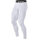 Niksa Men's Compression Pants, Athletic Workout Tights Performance Leggings Baselayer for Running Football Yoga Sports