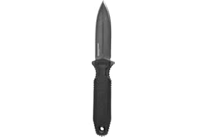 SOG Pentagon FX Covert Professional Fixed Blade Knife for Tactical Needs | Double-Edge CYRO S35VN Full-Tang Steel Blade