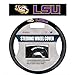 Fremont Die NCAA LSU Tigers Poly-Suede Steering Wheel Cover, Fits Most Standard Size Steering Wheels, Black/Team Colors