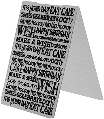 Broadroot Plastic Embossing Folders Multi-Letters Template for DIY Card Making Decoration Supplies Scrapbook Paper Craft Gift (Multi-Letters)
