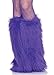 Leg Avenue Women's Furry Festival Leg Warmers, Purple, One Size