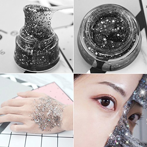 Sunsent Face Peel Off Mask, Star Mask Bling Glitter Deep Cleaning Pore Moisturizing Peel Off Mask Facial Face Masks Skin Care - Thumbnail 2